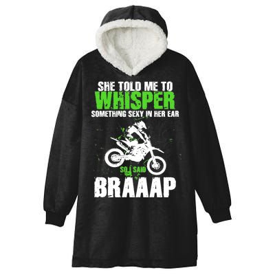 BRAPPP Motocross  Hooded Wearable Blanket