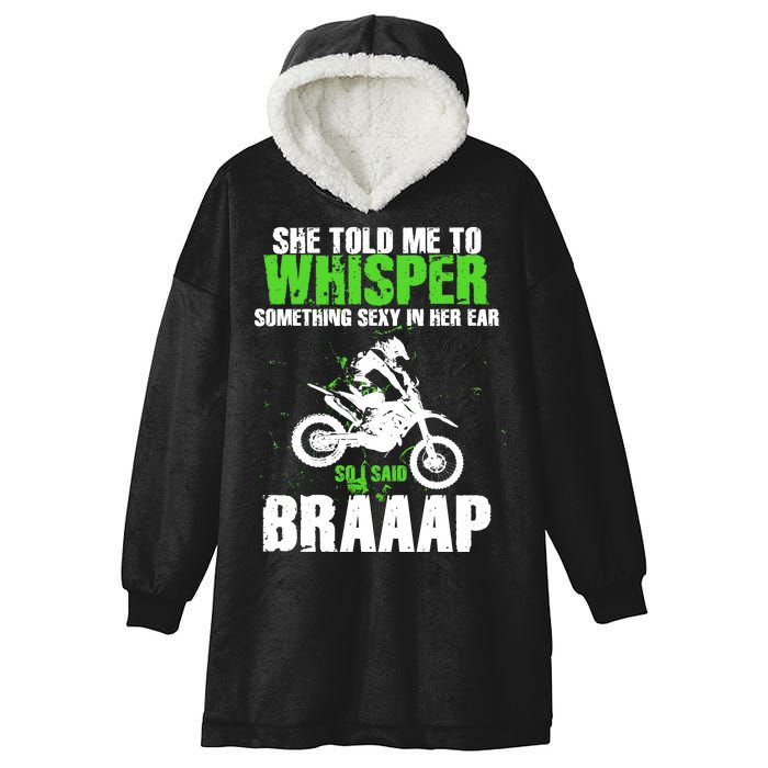 BRAPPP Motocross  Hooded Wearable Blanket