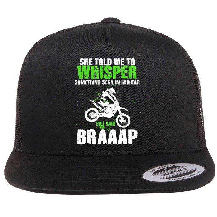 BRAPPP Motocross  Flat Bill Trucker Hat