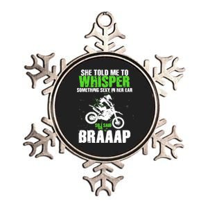 BRAPPP Motocross  Metallic Star Ornament