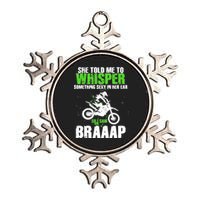 BRAPPP Motocross  Metallic Star Ornament