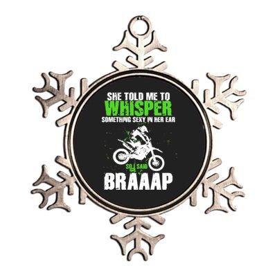 BRAPPP Motocross  Metallic Star Ornament