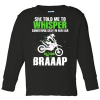 BRAPPP Motocross  Toddler Long Sleeve Shirt