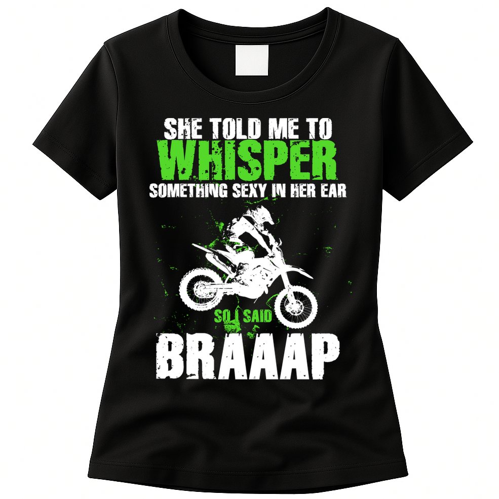 BRAPPP Motocross  Womens T-Shirt