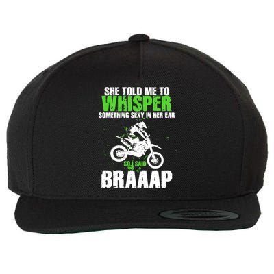 BRAPPP Motocross  Wool Snapback Cap