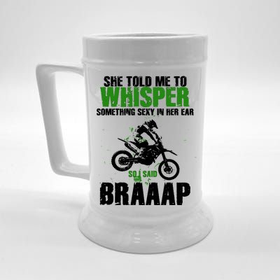 BRAPPP Motocross  Beer Stein