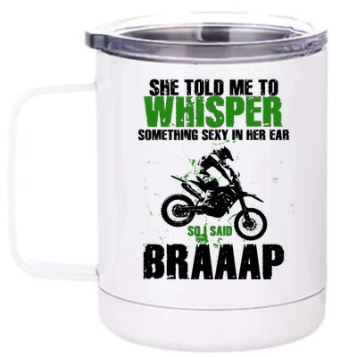 BRAPPP Motocross  12 oz Stainless Steel Tumbler Cup