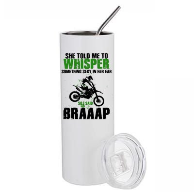 BRAPPP Motocross  Stainless Steel Tumbler