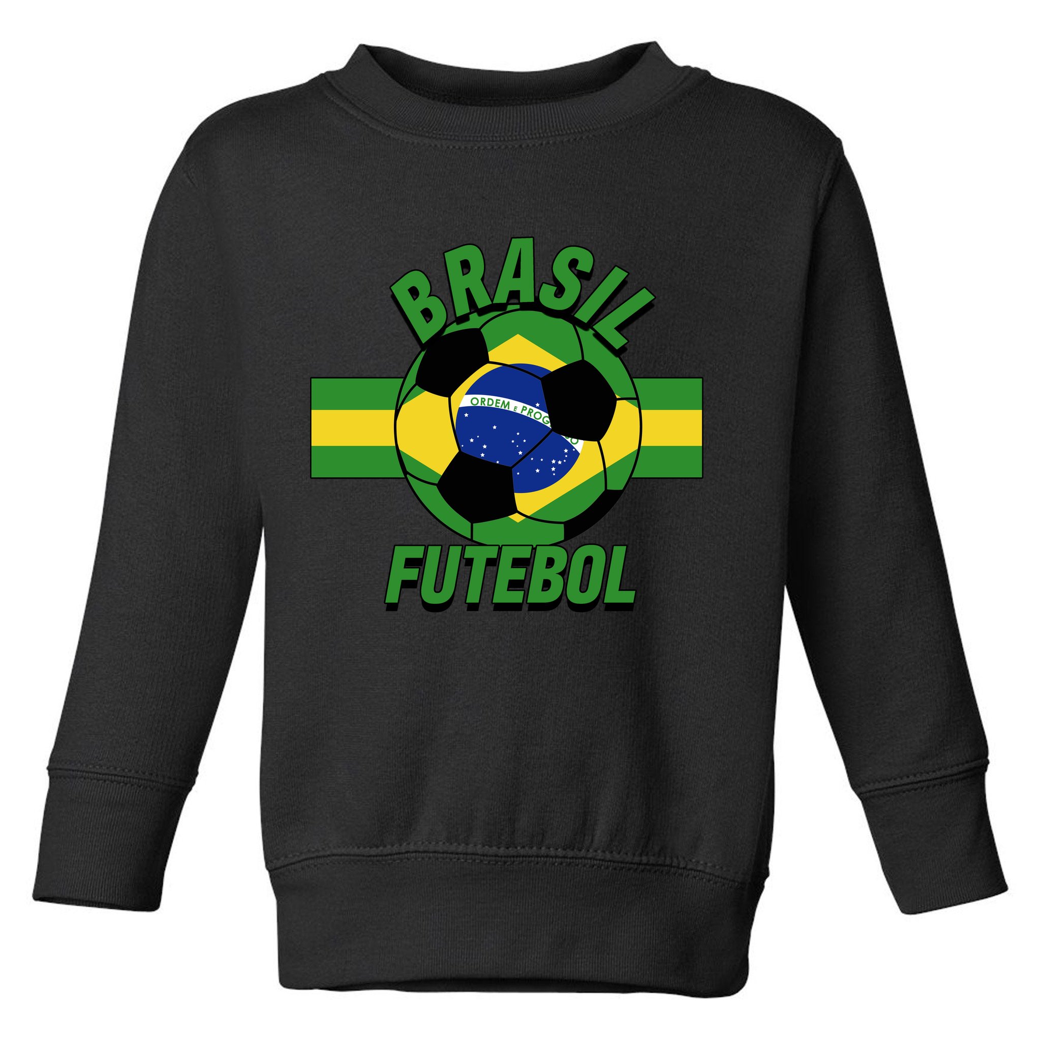Brasil Futebol Brazil Soccer Toddler Sweatshirt