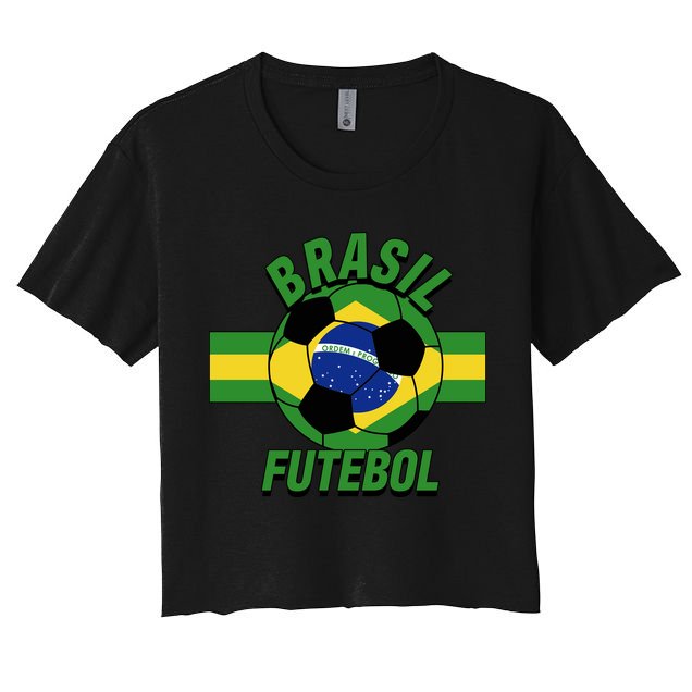 Brasil Futebol Brazil Soccer Crop Top