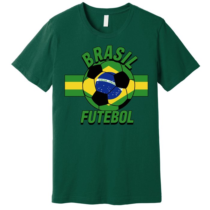 Brasil Futebol Brazil Soccer Premium T-Shirt