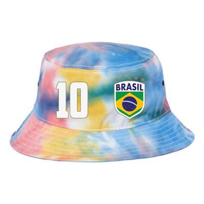 Brasil World Cup Soccer Emblem Jersey Tie Dye Newport Bucket Hat