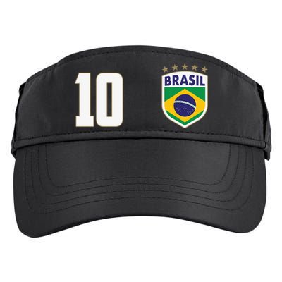 Brasil World Cup Soccer Emblem Jersey Adult Drive Performance Visor