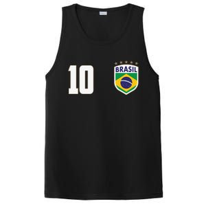 Brasil World Cup Soccer Emblem Jersey PosiCharge Competitor Tank