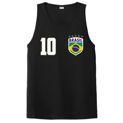 Brasil World Cup Soccer Emblem Jersey PosiCharge Competitor Tank