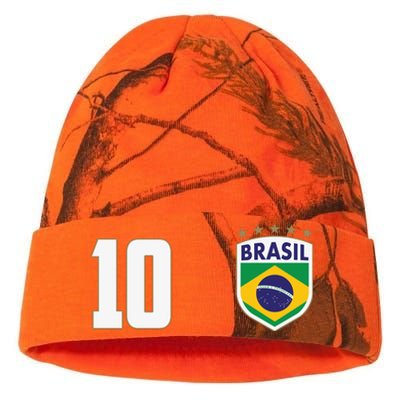 Brasil World Cup Soccer Emblem Jersey Kati Licensed 12" Camo Beanie