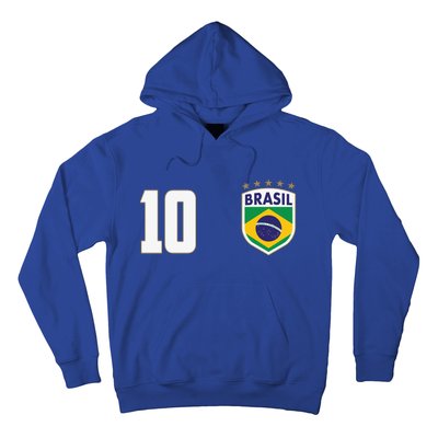 Brasil World Cup Soccer Emblem Jersey Hoodie