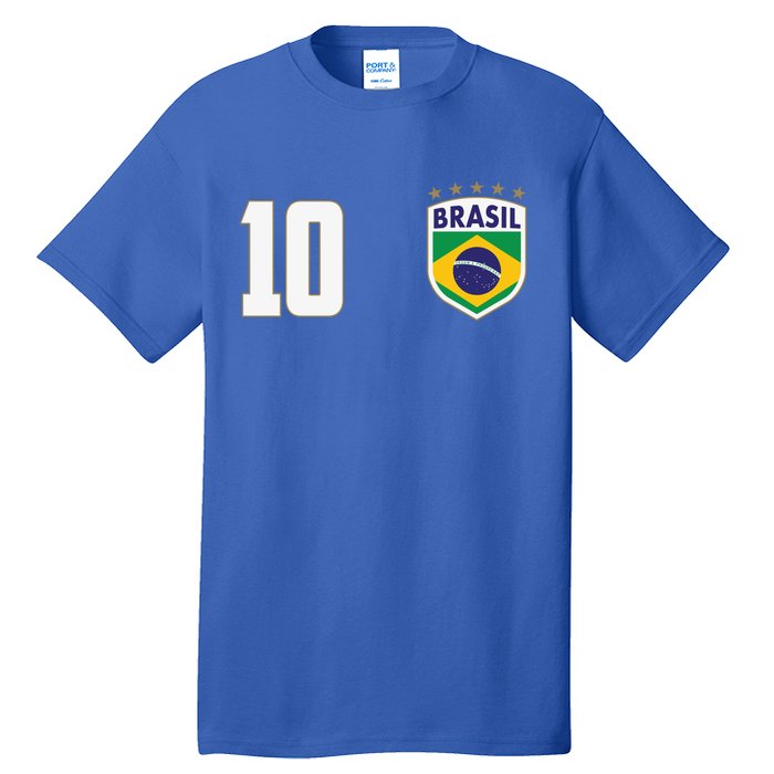 Brasil World Cup Soccer Emblem Jersey Tall T-Shirt