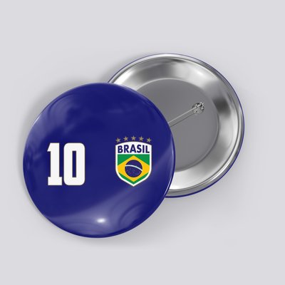 Brasil World Cup Soccer Emblem Jersey Button