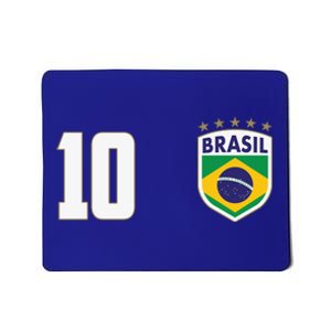 Brasil World Cup Soccer Emblem Jersey Mousepad