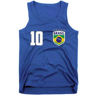 Brasil World Cup Soccer Emblem Jersey Tank Top