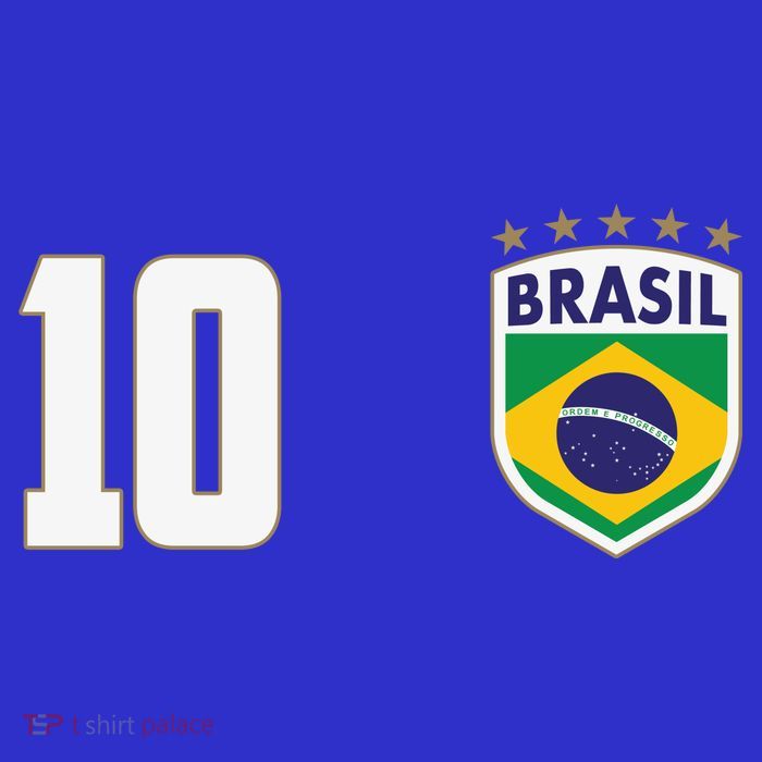 Brasil World Cup Soccer Emblem Jersey Womens T-Shirt