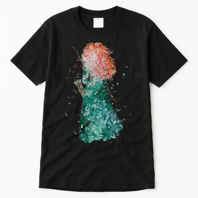 Brave Merida Watercolor Tall T-Shirt