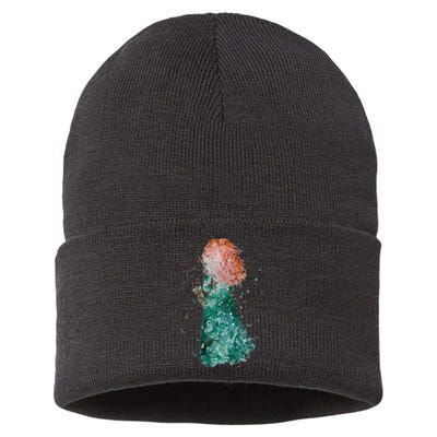 Brave Merida Watercolor Sustainable Knit Beanie