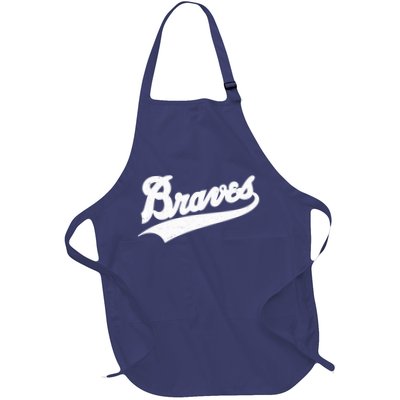 Braves Baseball Vintage Sports Logo Apron
