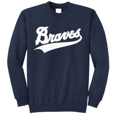 Braves Baseball Vintage Sports Logo Sweatshirt