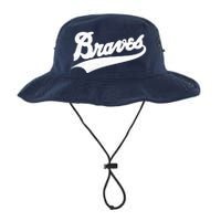 Braves Baseball Vintage Sports Logo Legacy Cool Fit Booney Bucket Hat