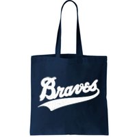 Braves Baseball Vintage Sports Logo Tote Bag