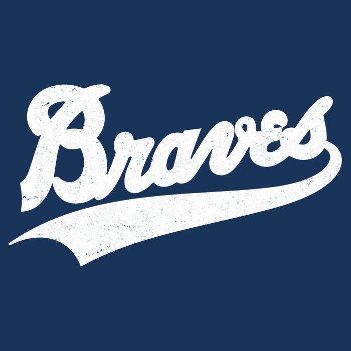 Braves Baseball Vintage Sports Logo Womens Tank Top
