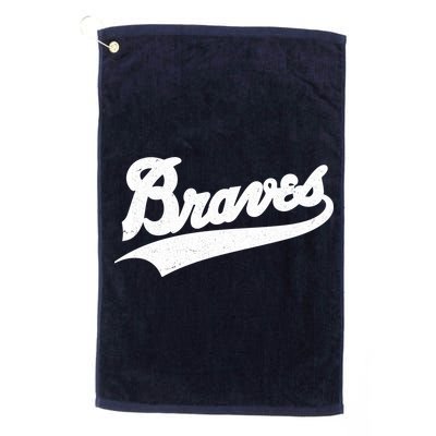 Braves Baseball Vintage Sports Logo Golf Towel