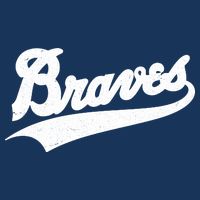 Braves Baseball Vintage Sports Logo Kids T-Shirt