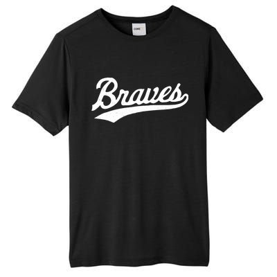 Braves Vintage Distressed Tall Fusion ChromaSoft Performance T-Shirt