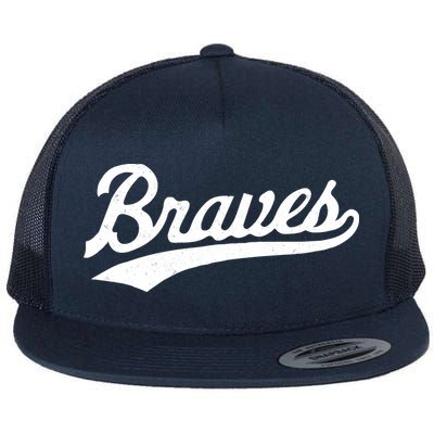Braves Vintage Distressed Flatbill Hat