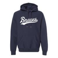 Braves Vintage Distressed Premium Hoodie