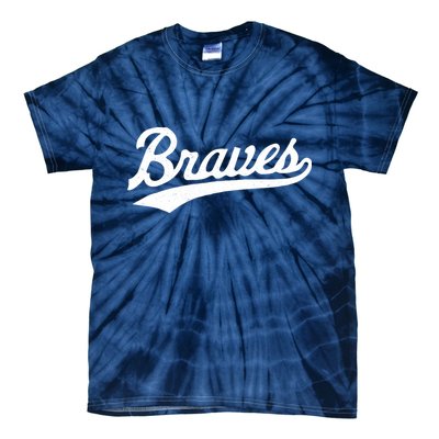 Braves Vintage Distressed Tie-Dye T-Shirt