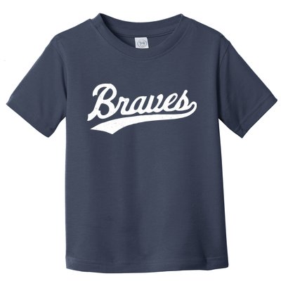 Braves Vintage Distressed Toddler T-Shirt