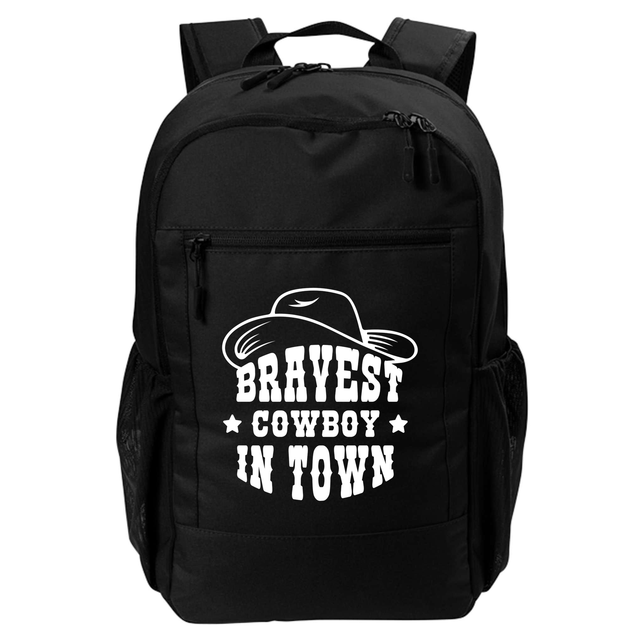 Bravest Cowboy In Town Backpack