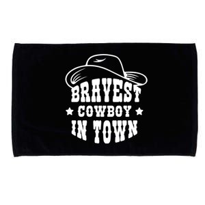 Bravest Cowboy In Town Microfiber Hand Towel