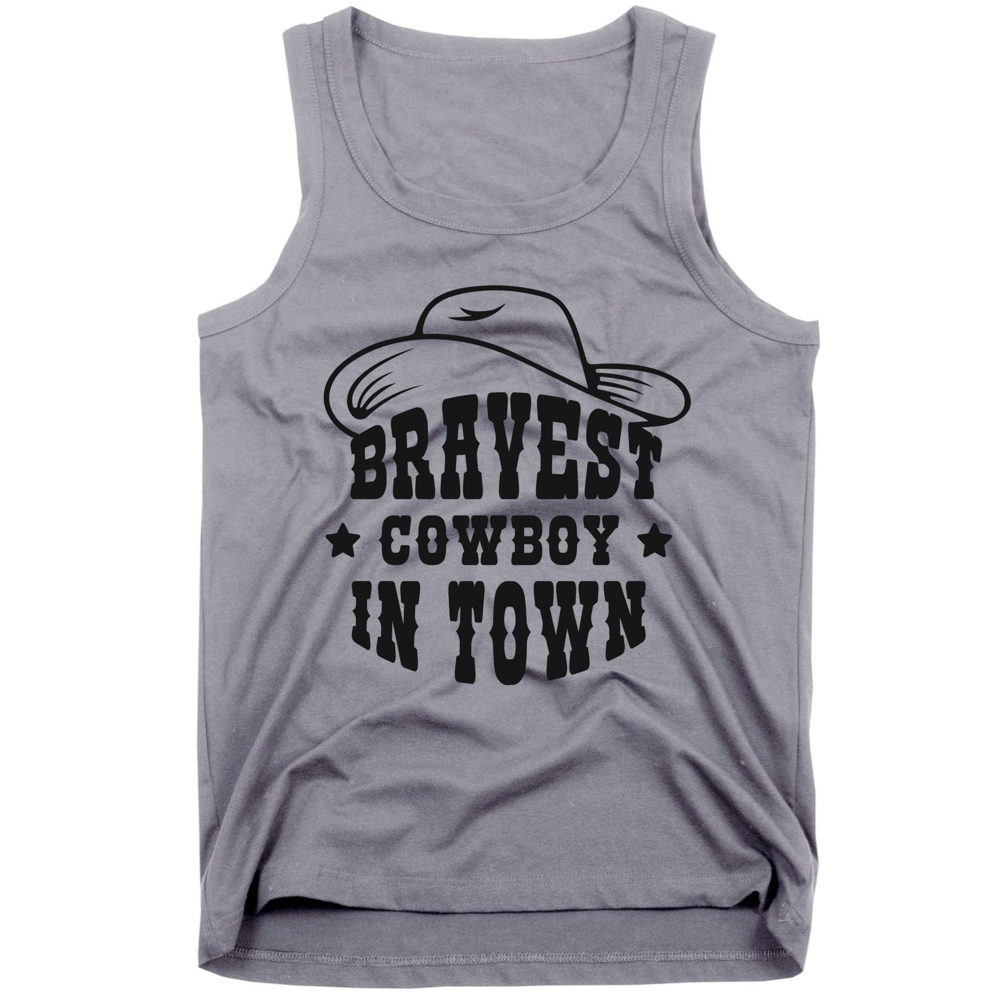 Bravest Cowboy In Town Tank Top