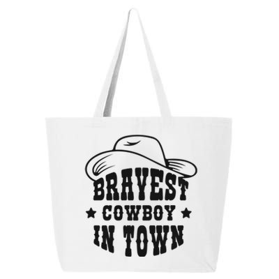 Bravest Cowboy In Town 25L Jumbo Tote