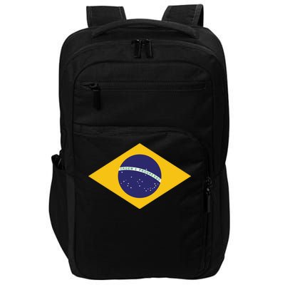 Brazil National Flag Impact Tech Backpack