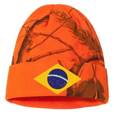 Brazil National Flag Kati Licensed 12" Camo Beanie