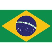 Brazil National Flag Bumper Sticker