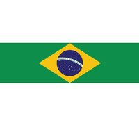 Brazil National Flag Bumper Sticker