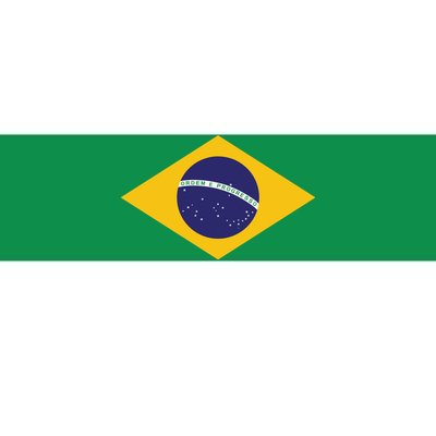 Brazil National Flag Bumper Sticker