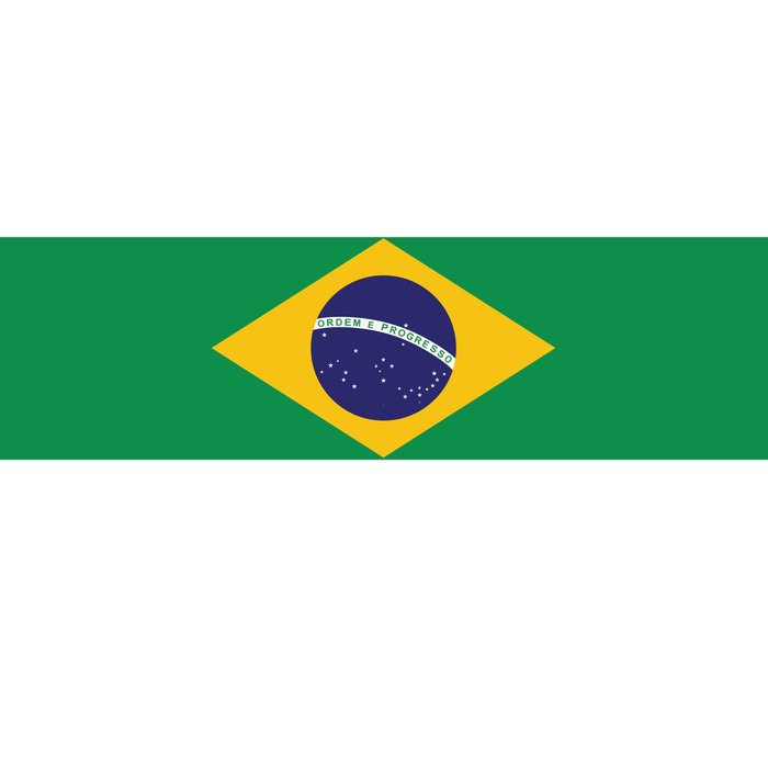 Brazil National Flag Bumper Sticker